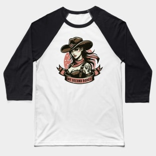 My Second Rodeo --- Retro Cowgirl Design Baseball T-Shirt